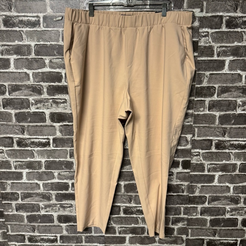 NWT Torrid Pull-On Relaxed Taper Pant tan
